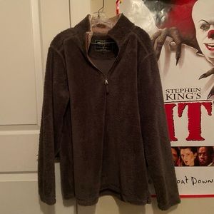 gray sherpa quarter zip